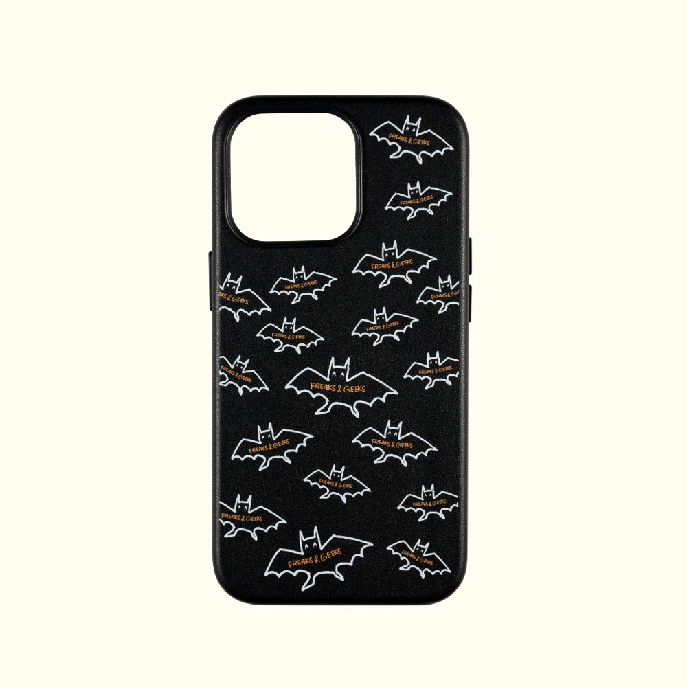 Bat MagSafe PU Leather iPhone case